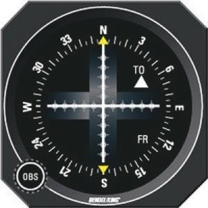 BENDIXKING KI-206 VOR/LOC/GLIDESLOPE INDICATOR